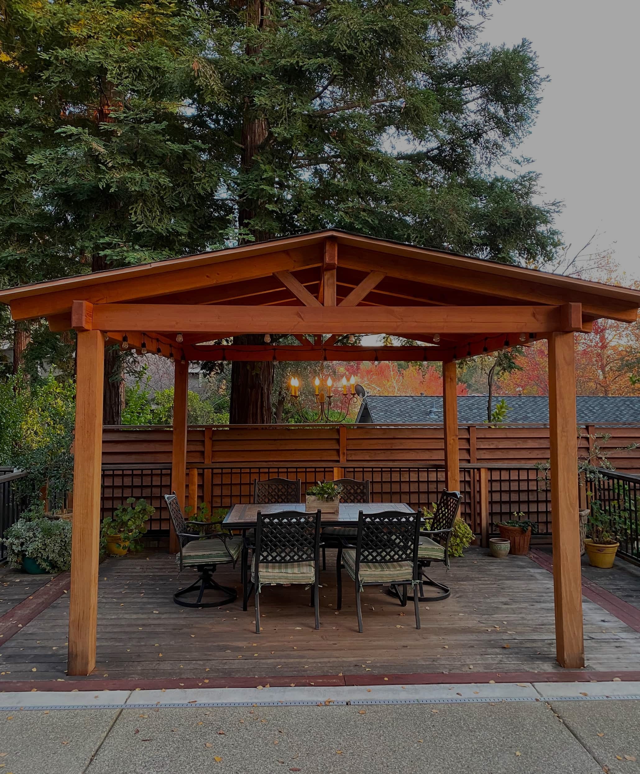 outdoor living space